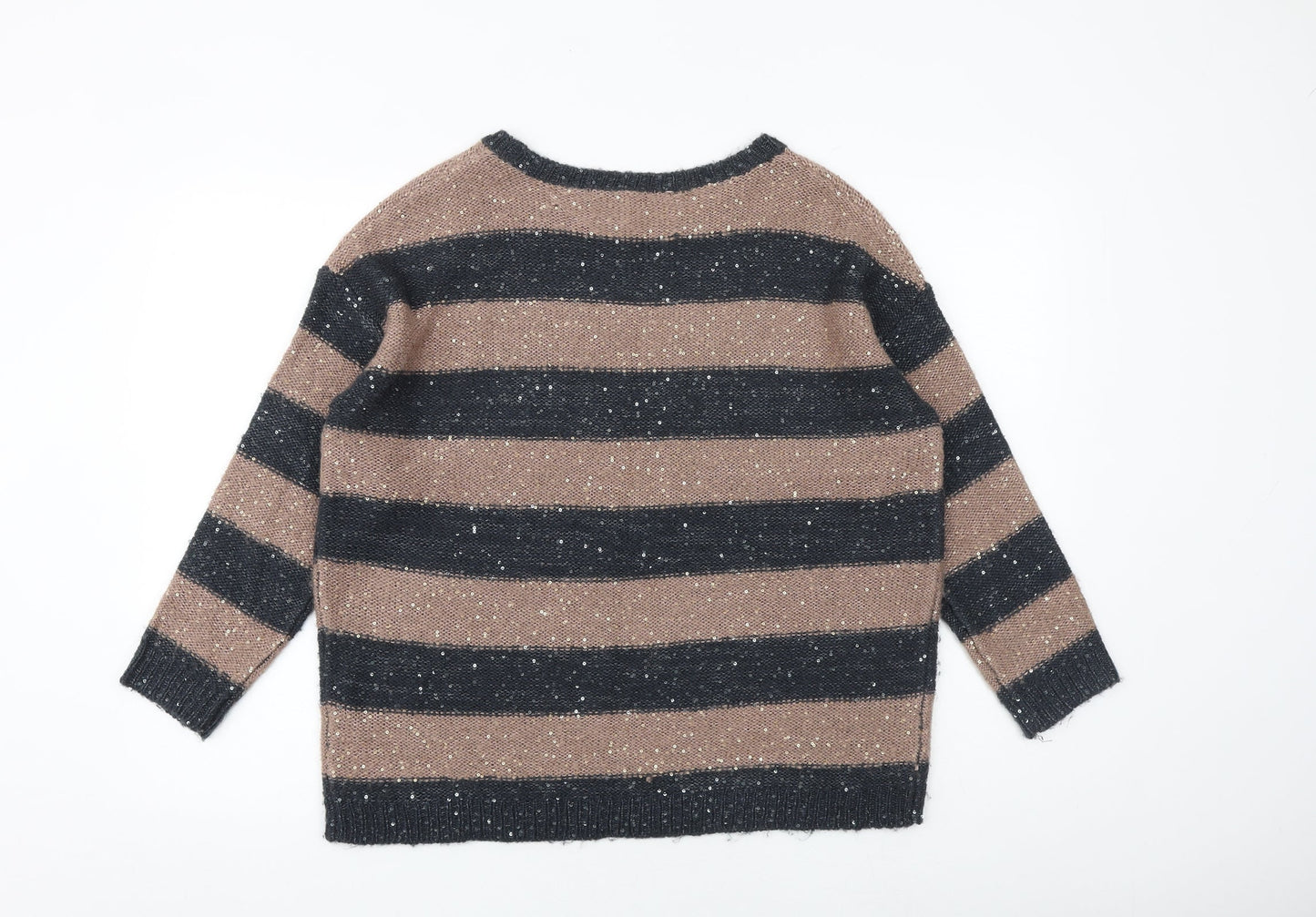 Womens UK Size 14 Marks and Spencer Brown Pullover Jumper