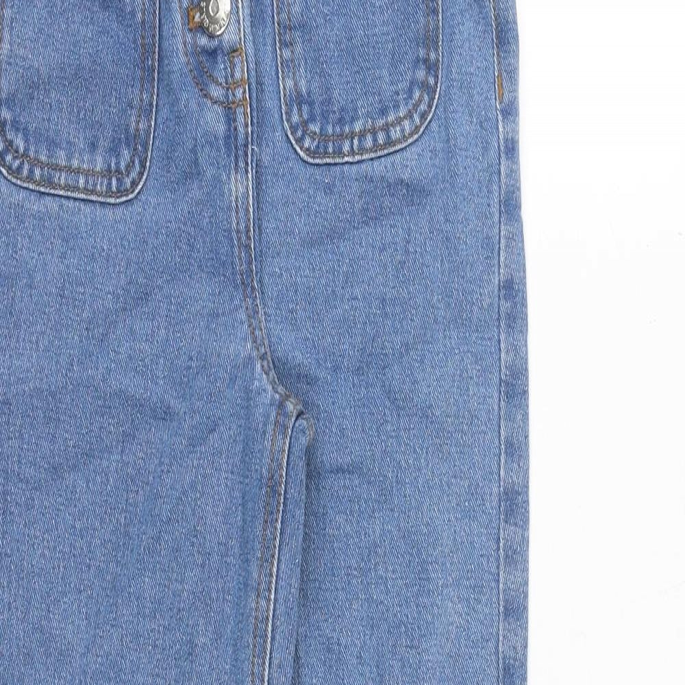 I Love Girls Wear Girls Blue 100% Cotton Skinny Jeans Size 9 Years L23 in Regular Zip