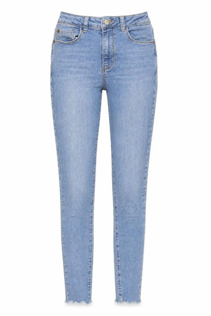 Womens UK Size 8 New Look Slim Fit Skinny Blue Jeans