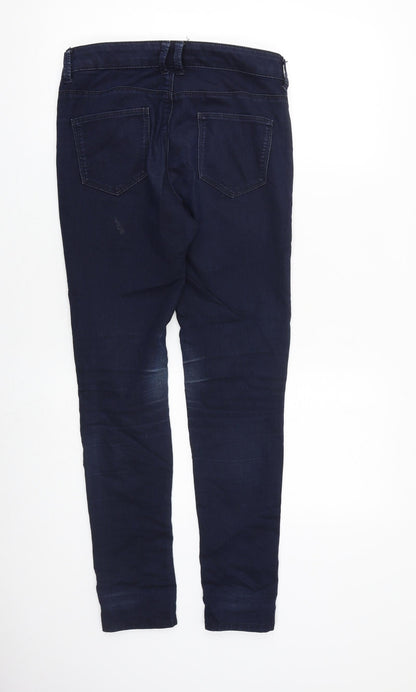 Womens UK Size 8 Marks and Spencer Slim Fit Skinny Blue Jeans
