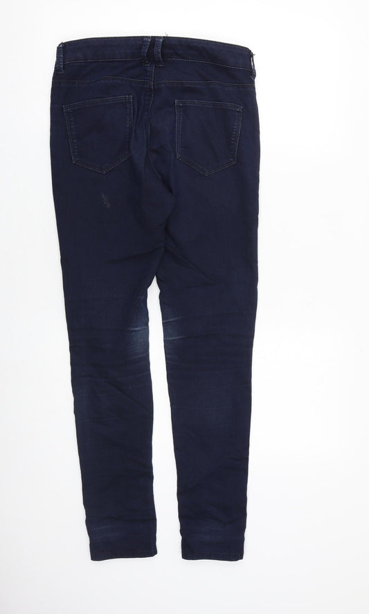 Womens UK Size 8 Marks and Spencer Slim Fit Skinny Blue Jeans