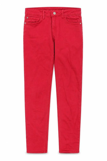 Womens UK Size 10 Mango Regular Fit Skinny Red Jeans