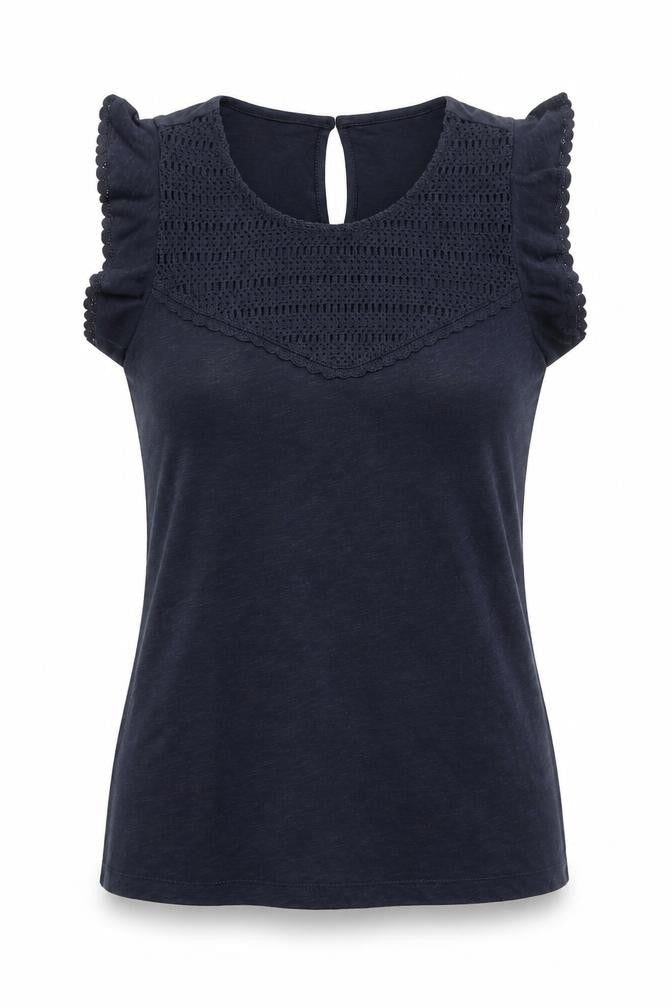 Womens UK Size 6 Marks and Spencer Blue Basic Blouse