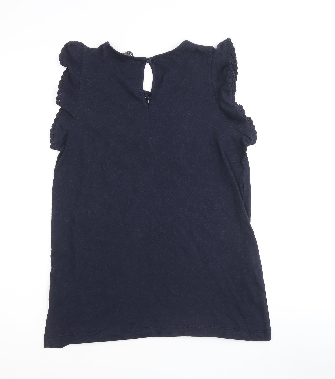 Womens UK Size 6 Marks and Spencer Blue Basic Blouse