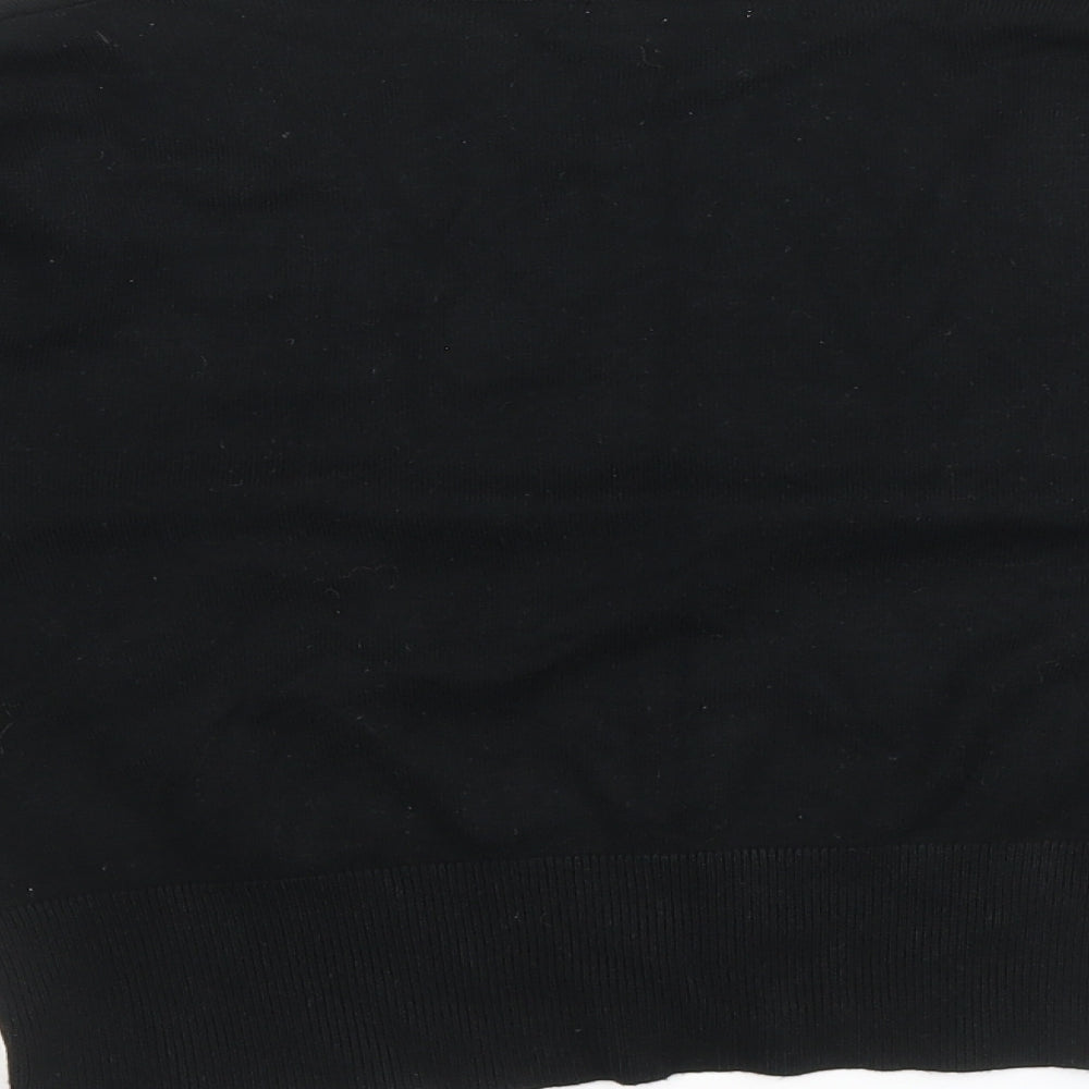 Womens UK Size 12 International Black Cardigan Jumper