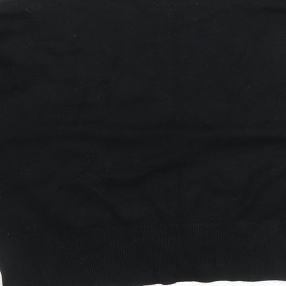 Womens UK Size 12 International Black Cardigan Jumper