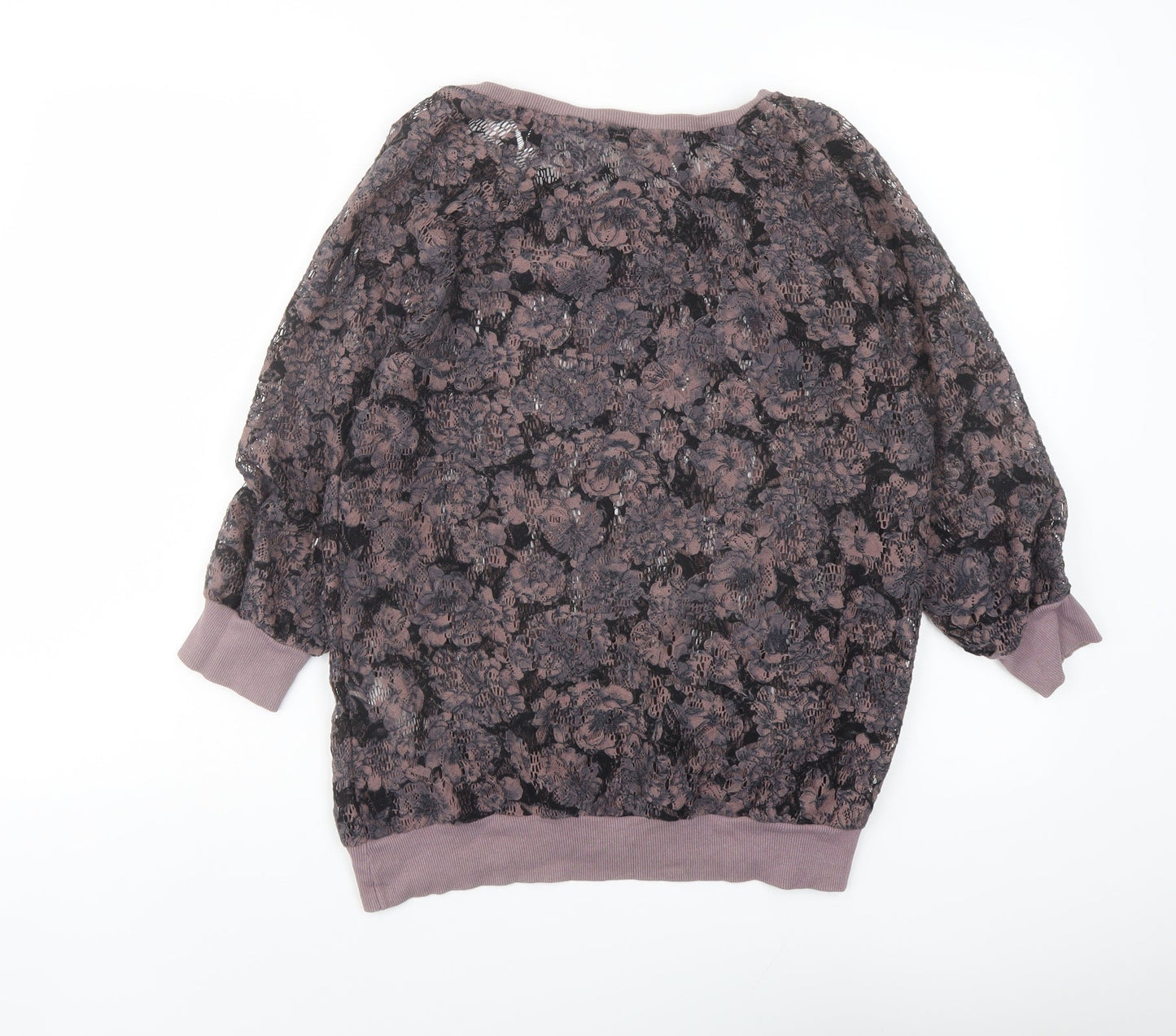 Womens UK Size 10 NEXT Purple Basic Blouse