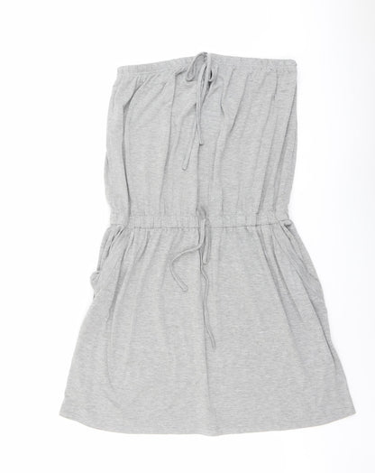 Capsule Womens Grey Viscose A-Line Size 18 Off the Shoulder Pullover