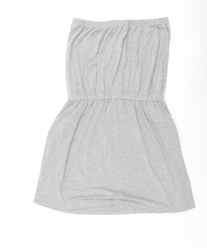 Capsule Womens Grey Viscose A-Line Size 18 Off the Shoulder Pullover