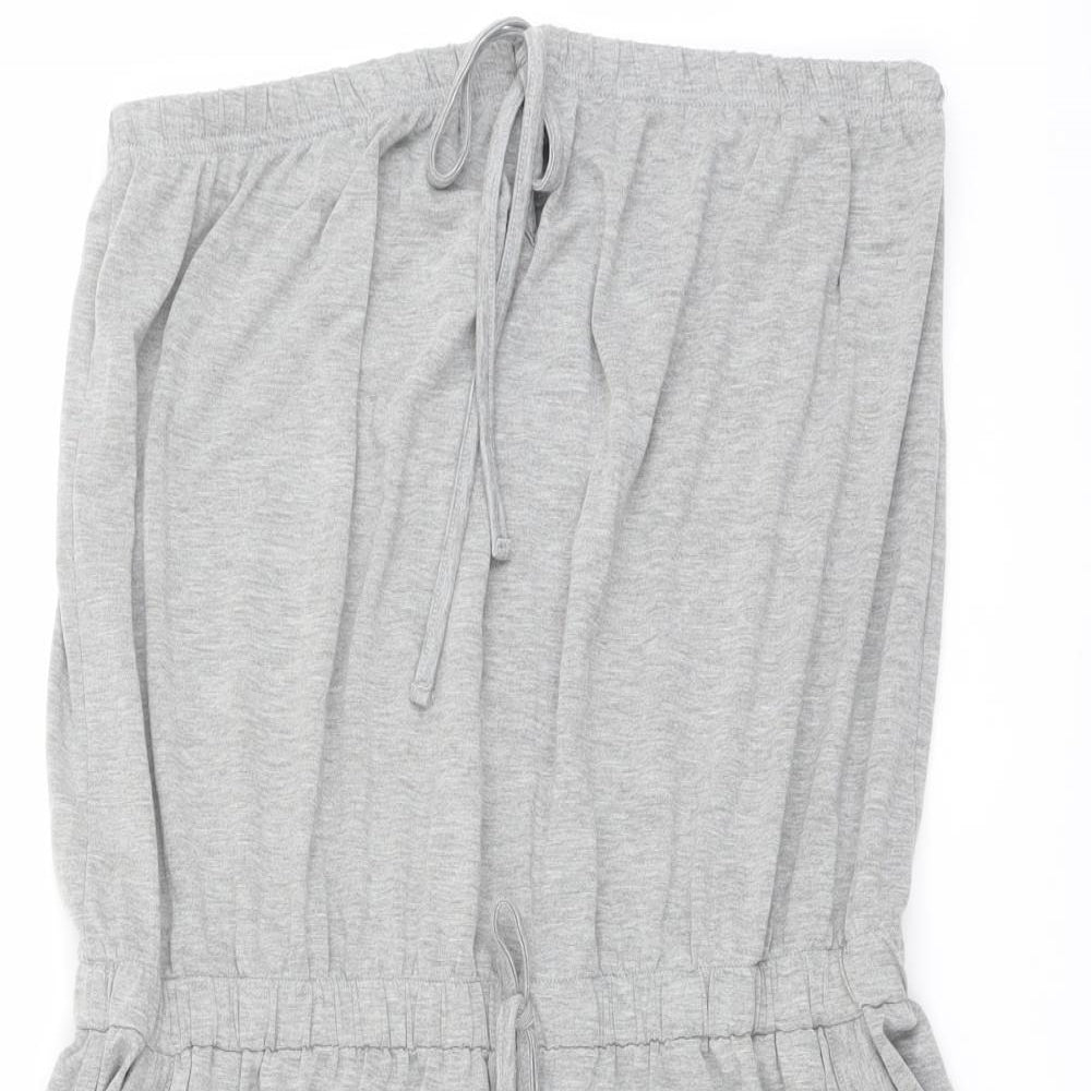 Capsule Womens Grey Viscose A-Line Size 18 Off the Shoulder Pullover