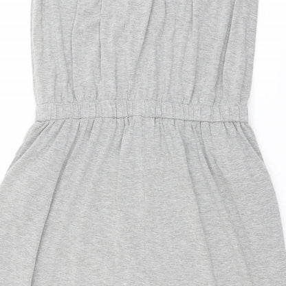 Capsule Womens Grey Viscose A-Line Size 18 Off the Shoulder Pullover