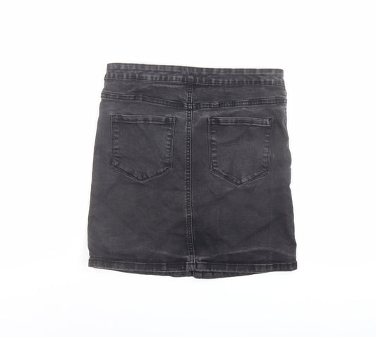 Womens UK Size 14 Denim & Co. A-Line Denim Skirt