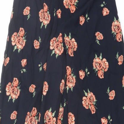 Womens UK Size 6 PRETTYLITTLETHING Regular Fit  Blue Trousers