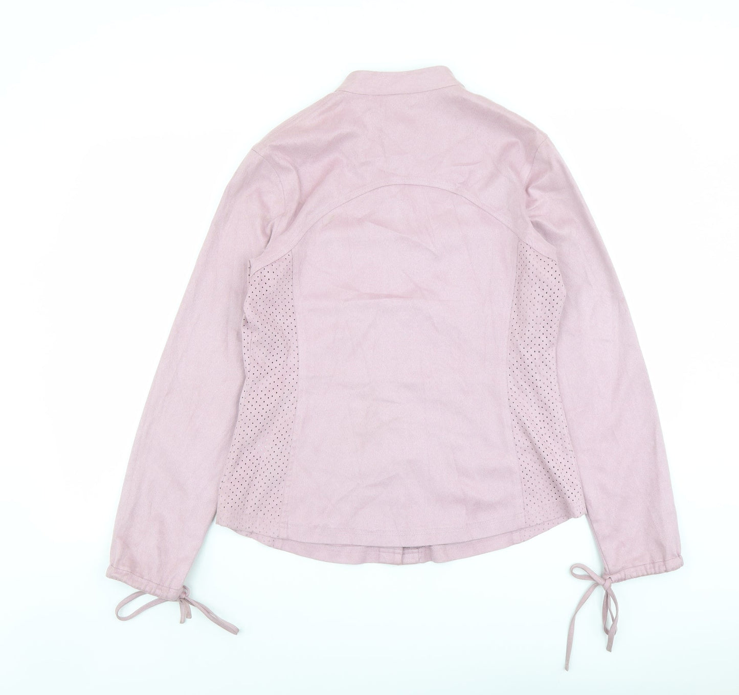 Womens UK Size 14 NEXT Pink Basic Button-Up