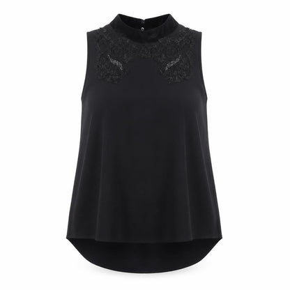 Womens UK Size L Zara Black Basic Blouse
