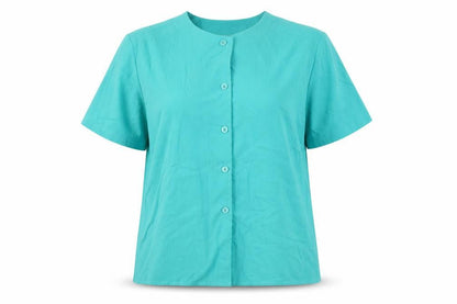 Womens UK Size 16 Compliments Green Basic Button-Up