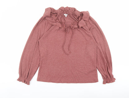 Womens UK Size 10 NEXT Red Basic Blouse