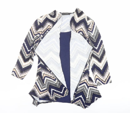 Womens UK Size 14 Just Elegance Multicoloured Basic Blouse