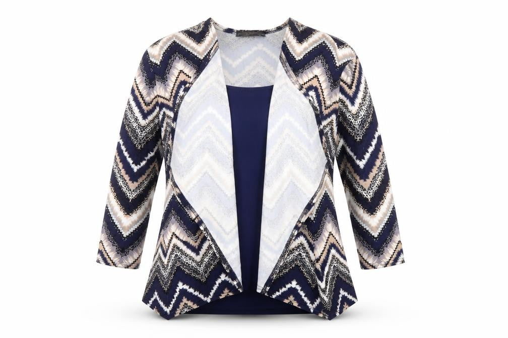Womens UK Size 14 Just Elegance Multicoloured Basic Blouse