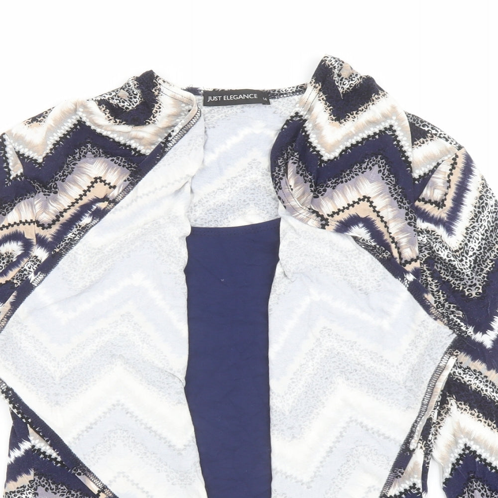 Womens UK Size 14 Just Elegance Multicoloured Basic Blouse
