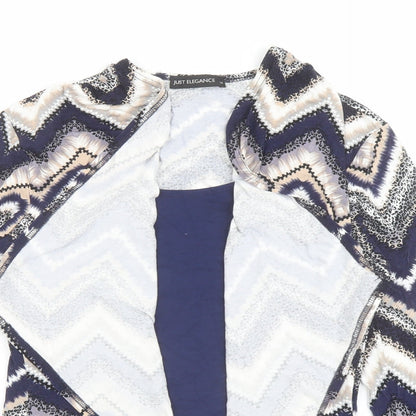 Womens UK Size 14 Just Elegance Multicoloured Basic Blouse