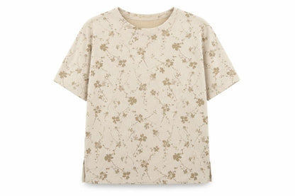 Womens UK Size One Size Fay Louise Beige Basic T-Shirt
