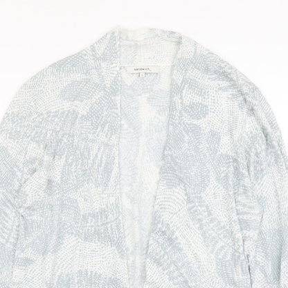 Womens UK Size L Sandwich Grey Cardigan Jumper
