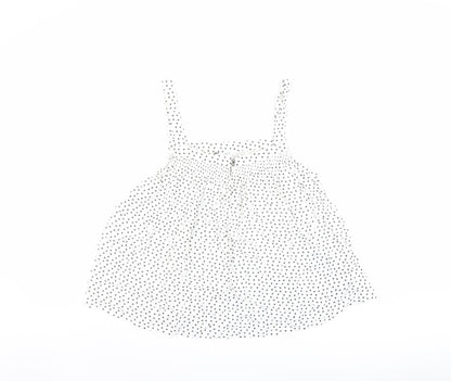Womens UK Size 10 NEXT White Camisole Tank