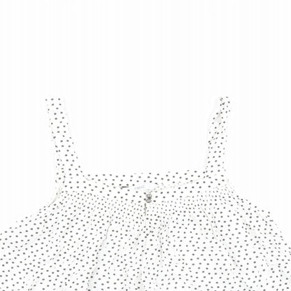 Womens UK Size 10 NEXT White Camisole Tank