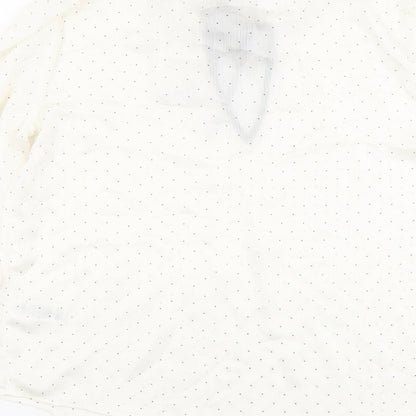 Womens UK Size 8 Marks and Spencer Ivory Basic Blouse