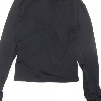 Womens UK Size 10 As You Black Basic Button-Up
