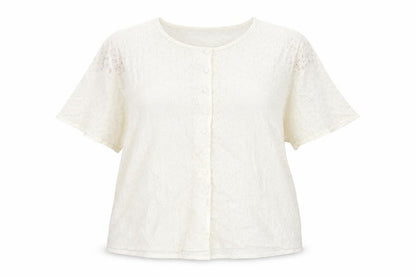 Womens UK Size 20 Berkertex Ivory Basic Button-Up