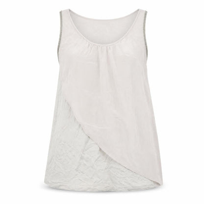 Womens UK Size 10 Mint Velvet Beige Basic Tank