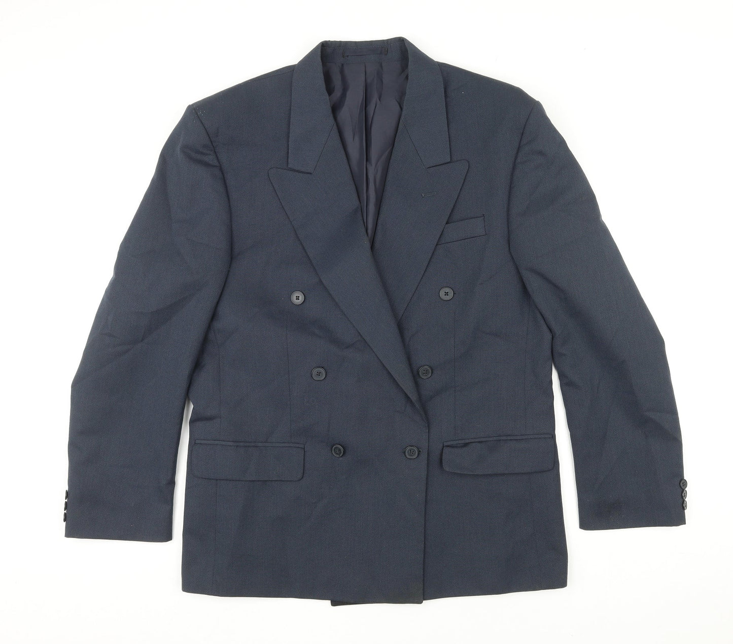 Mens UK Size 40 Burton Regular Blue Suit Jacket