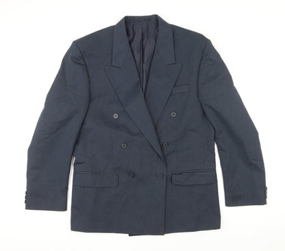 Mens UK Size 40 Burton Regular Blue Suit Jacket