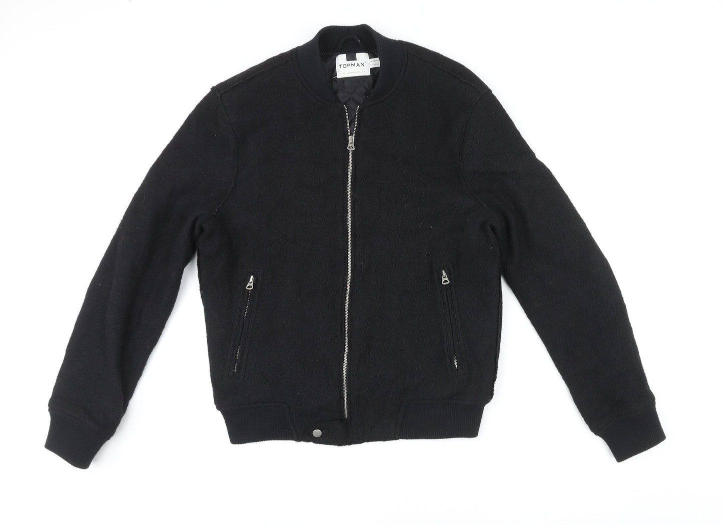 Mens UK Size S Topman Black Jacket