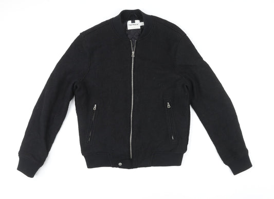Mens UK Size S Topman Black Jacket