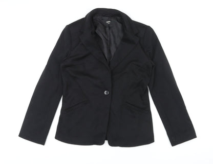 Womens UK Size 10 Oasis Black Jacket