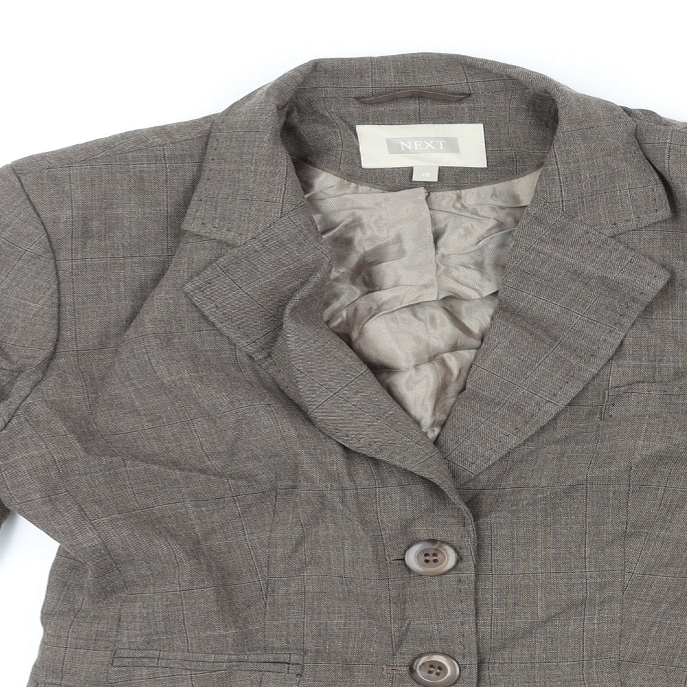 Womens UK Size 10 NEXT Brown Jacket