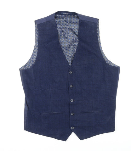 Mens UK Size 44 Sawyers & Hendricks Regular Blue Suit Jacket