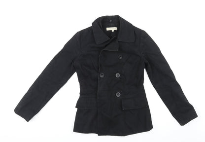 RJR.John Rocha Womens Black Jacket Size 8 Button