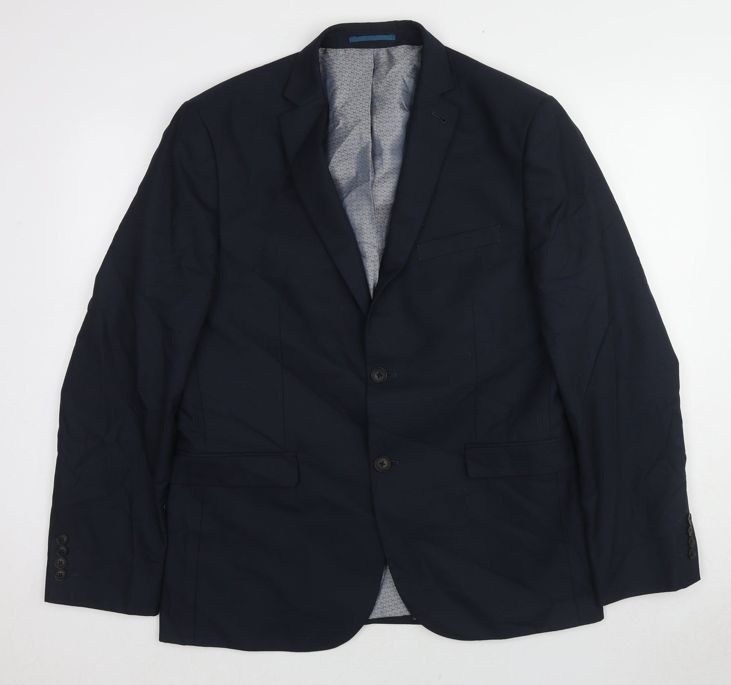 Mens UK Size 42 NEXT Regular Blue Suit Jacket