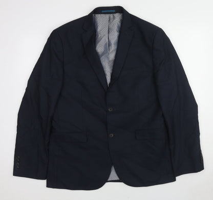 Mens UK Size 42 NEXT Regular Blue Suit Jacket