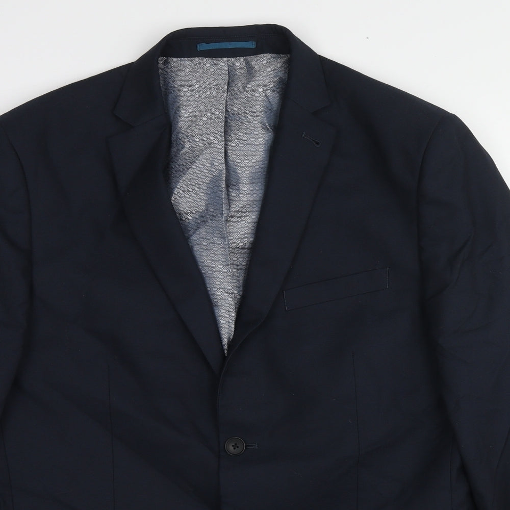Mens UK Size 42 NEXT Regular Blue Suit Jacket