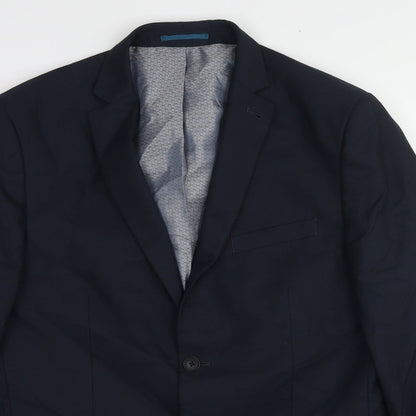 Mens UK Size 42 NEXT Regular Blue Suit Jacket