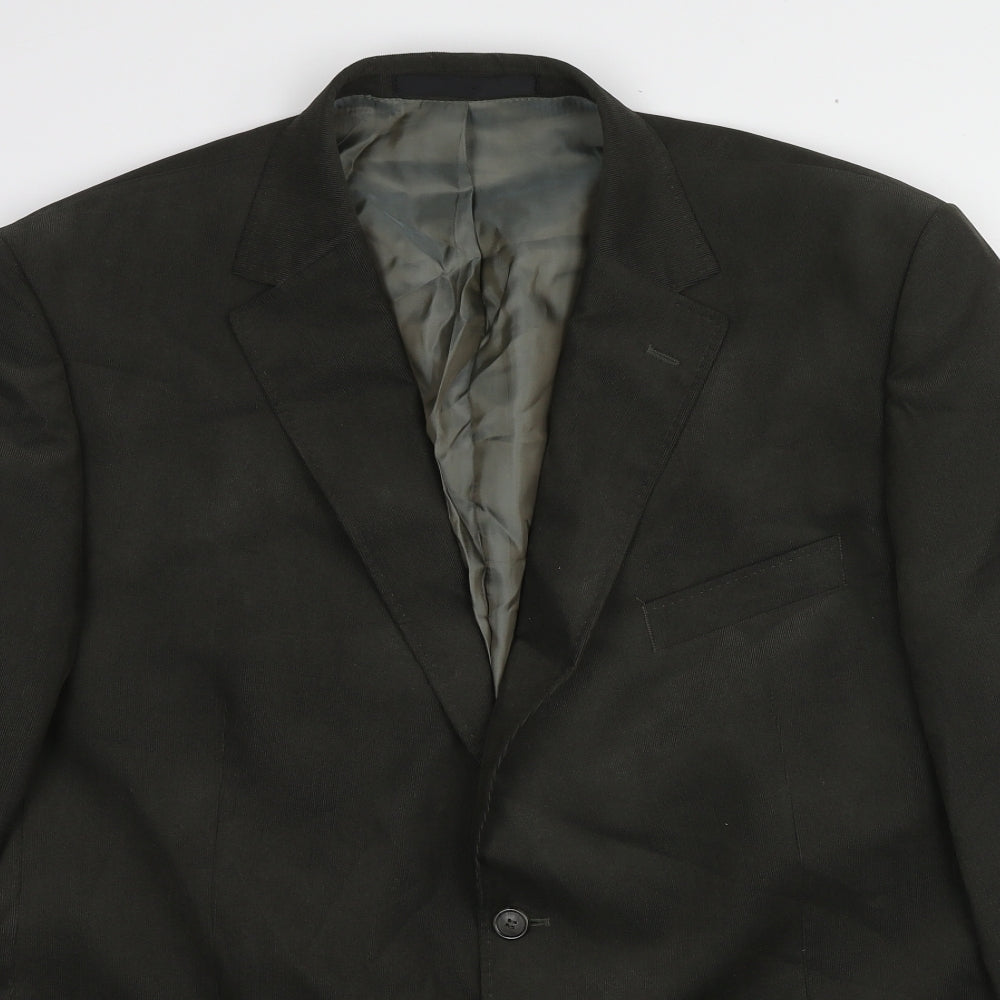 Mens UK Size 46 Marks and Spencer Regular Green Suit Jacket