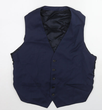 Mens UK Size 44 Marks and Spencer Regular Blue Suit Jacket