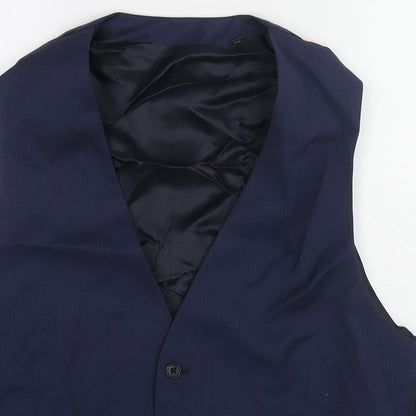 Mens UK Size 44 Marks and Spencer Regular Blue Suit Jacket