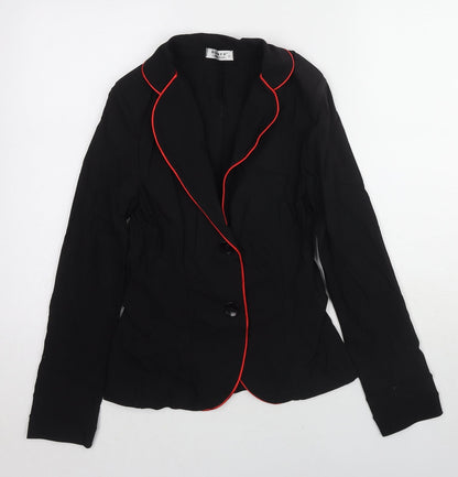 Womens UK Size 12 Bianca Black Jacket