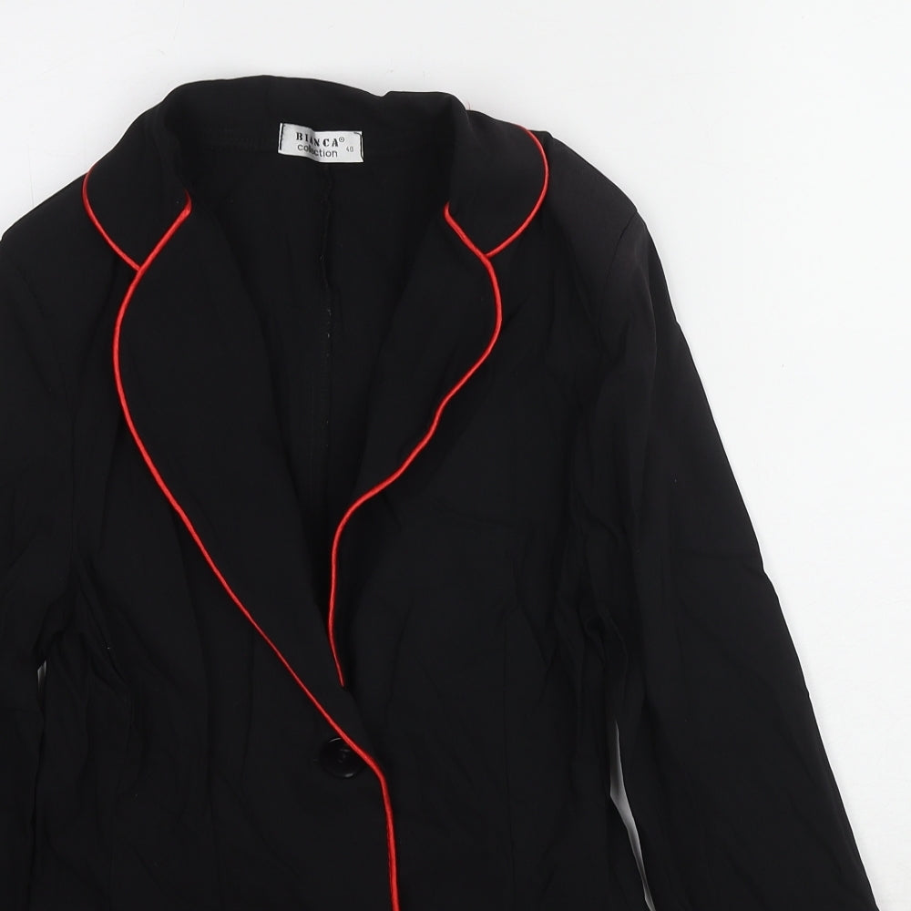 Womens UK Size 12 Bianca Black Jacket